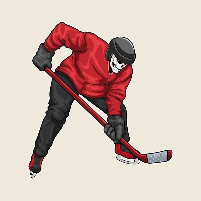 Bâton de hockey sur glace skeleton