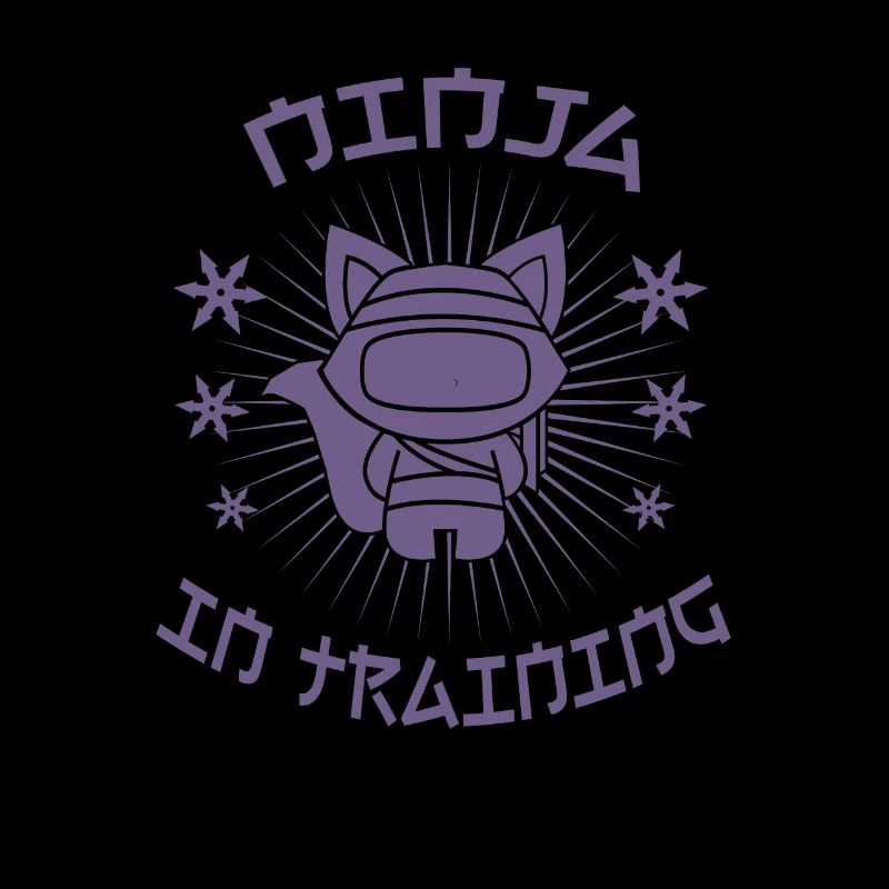 Ninja cat Ninja in training