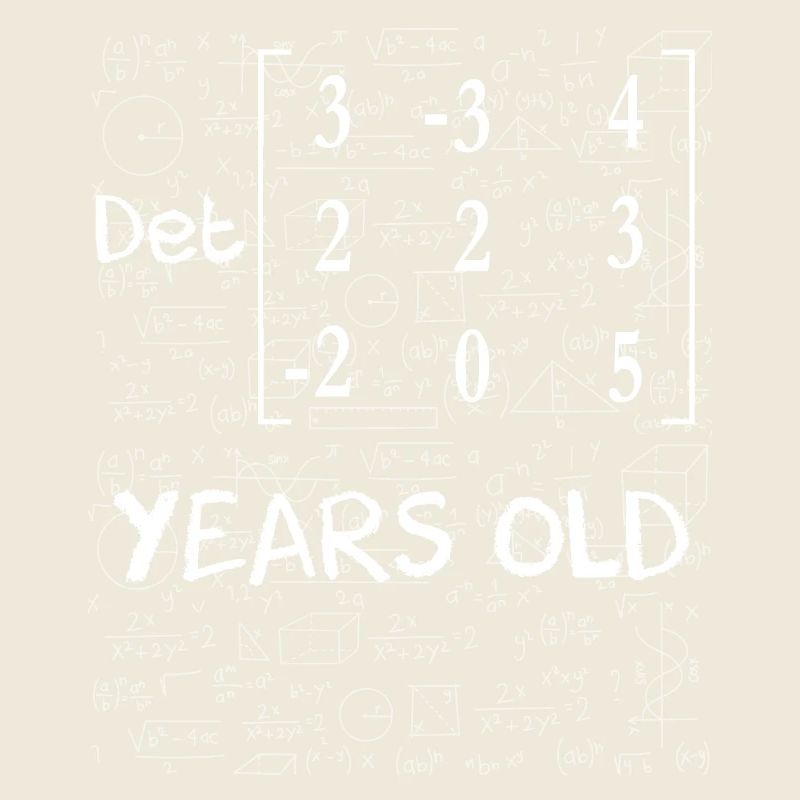 94e anniversaire 94 ans déterminant de matrice