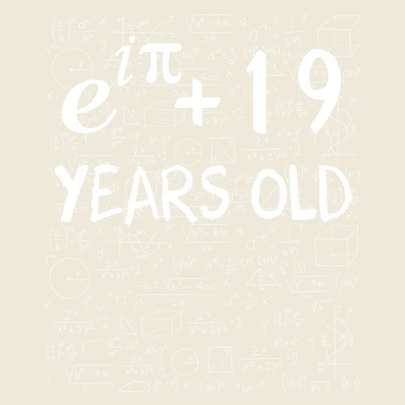 18e anniversaire 18 ans Euler Identité cadeau math