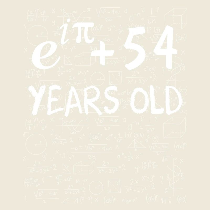 53e anniversaire 53 ans Euler Identité cadeau math