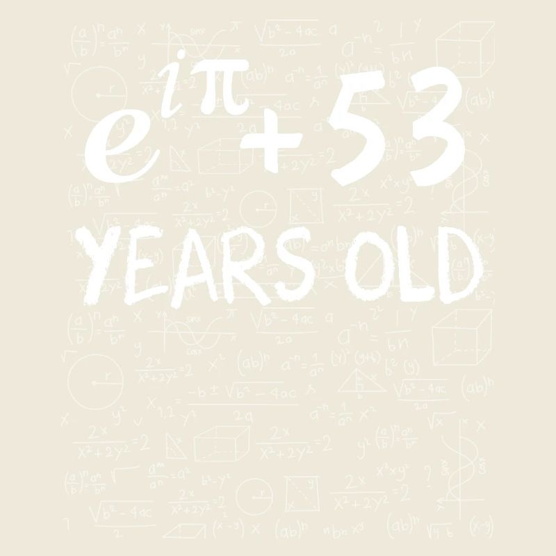 52e anniversaire 52 ans Euler Identité cadeau math