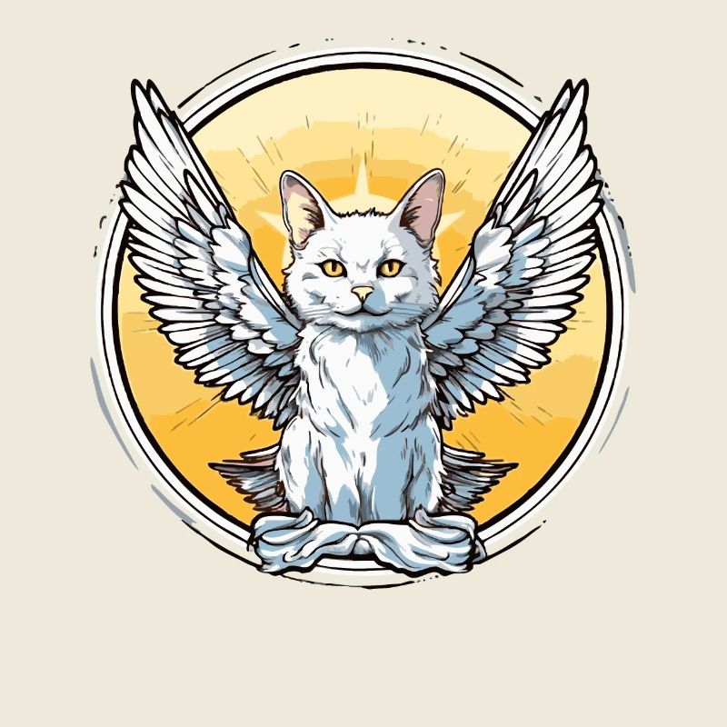 Chat avec des ailes