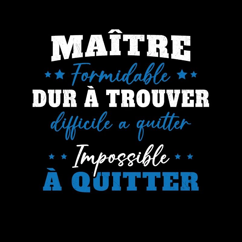 Maître formidable idée cadeau maître d'école