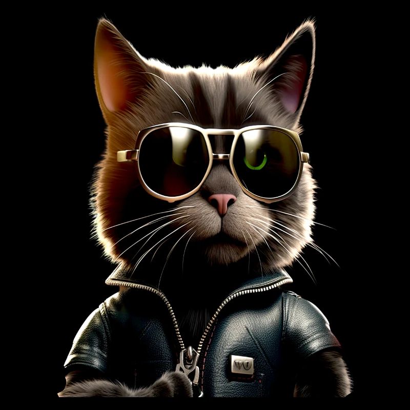 Chat Avec Lunettes de Soleil Chat Maman Chat Maman Chats