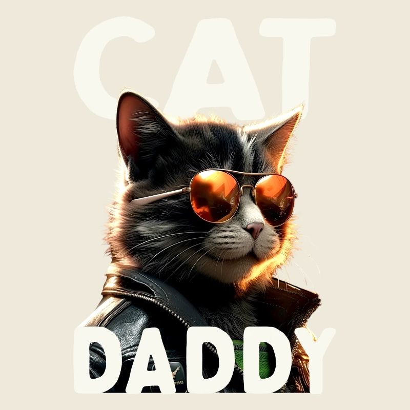 Cat Daddy Cats Father Cat Dad Dad Father's Day Cat