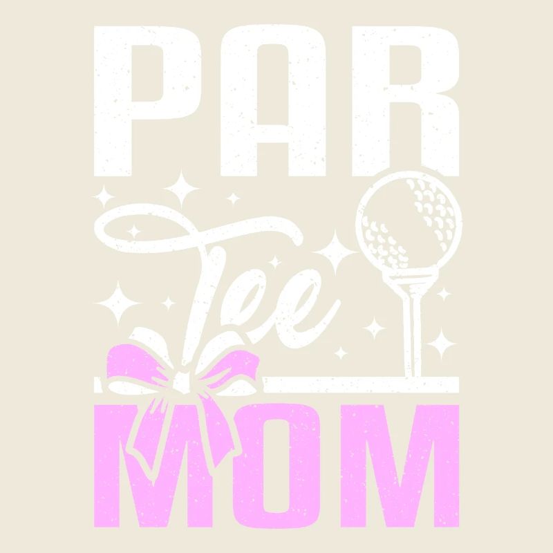 Design de maman par tee pour mère golfeuse