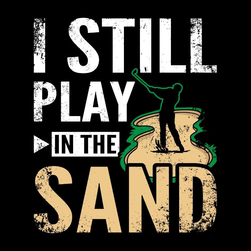 Je joue toujours dans le design de sable pour les golfeurs