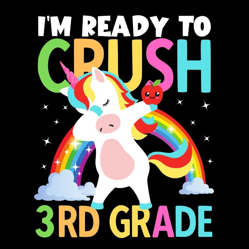 Back to School Im Ready to Crush 3rd Grade Girls