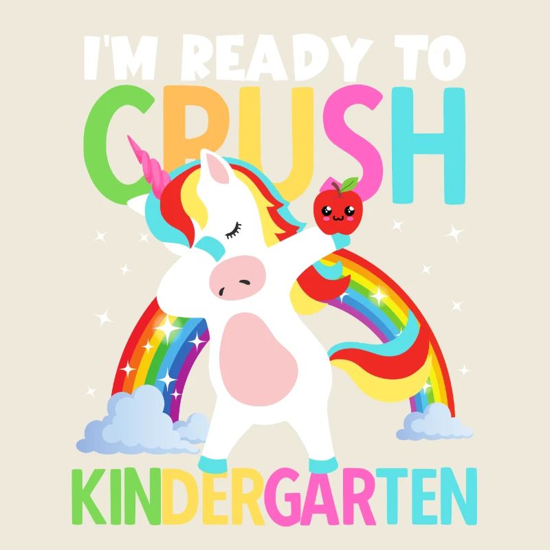 Zurück zur Schule bin ich bereit, Kindergartenmädchen zu zerquetschen