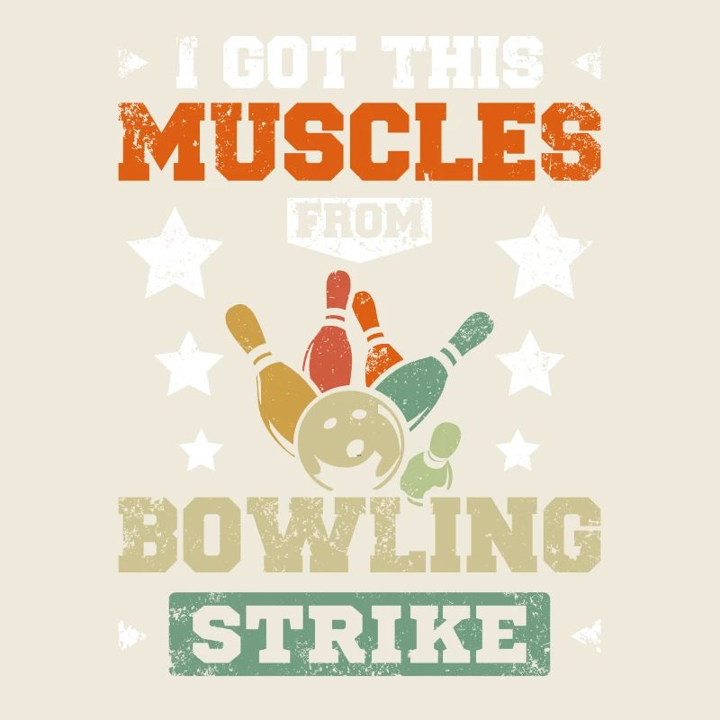 Funny I got this muscles from bowling strike