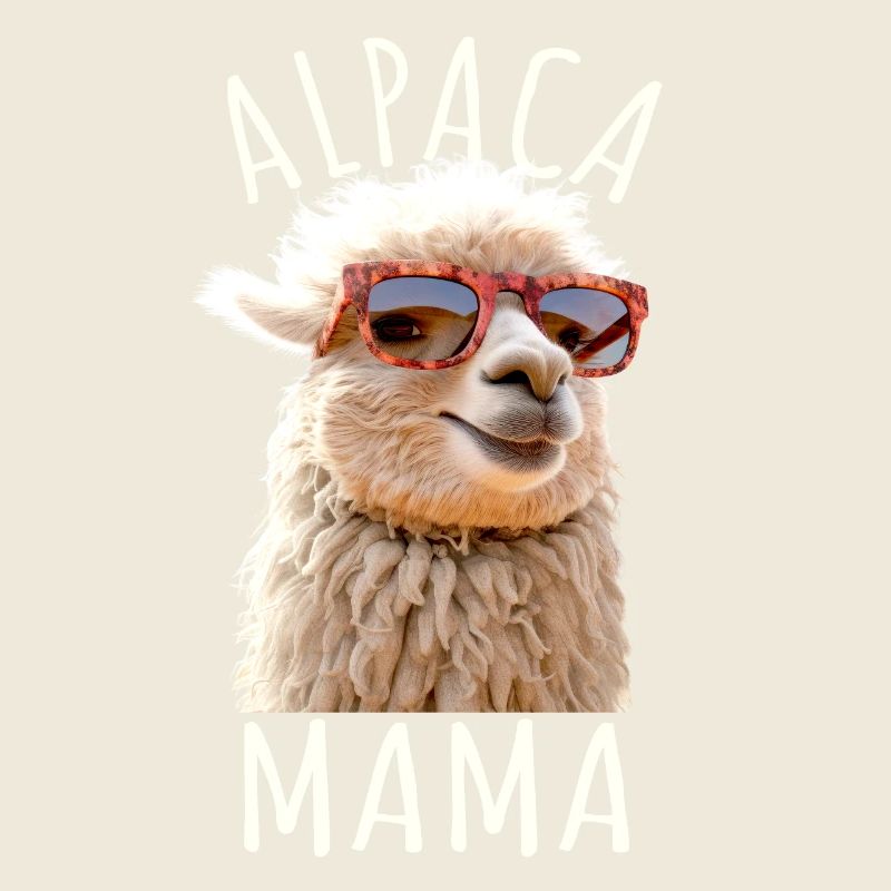 Alpaka Mama Alpaca Mutter Lama Muttertag Alpaka