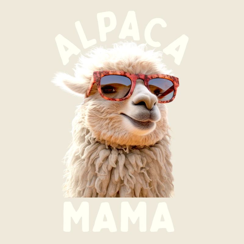Alpaka Mama Alpaca Mutter Lama Muttertag Alpaka