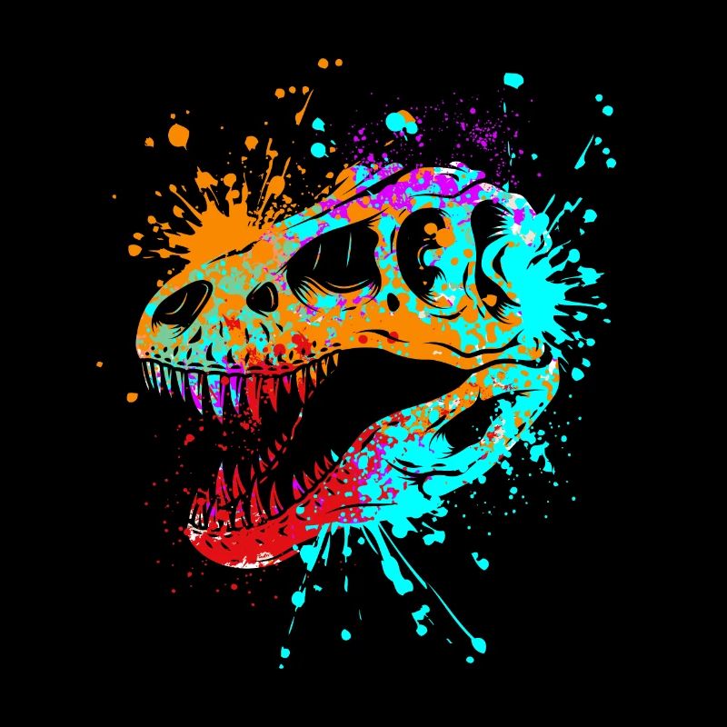 Splash Dinosaur Tyrannosaurus rex T-rex head