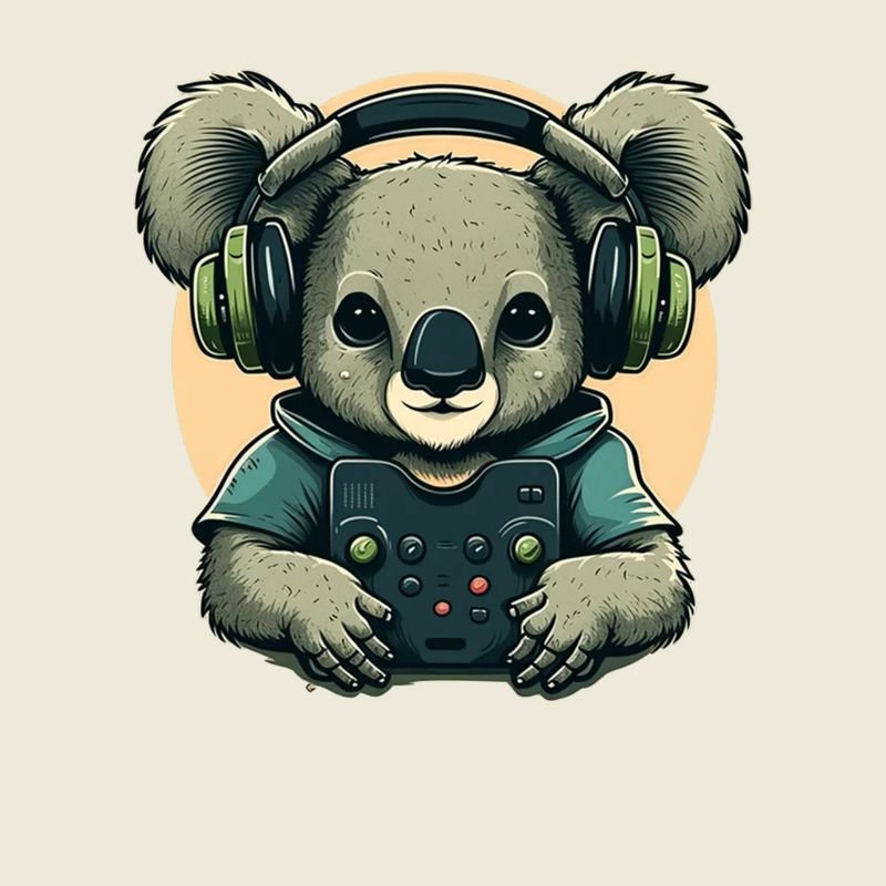 Koala ours avec Walkman