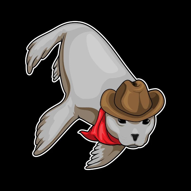 Chapeau de cowboy de phoque