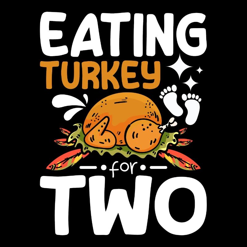 Grossesse Thanksgiving Manger de la dinde pour deux