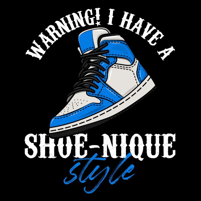 Avertissement! J’ai des baskets de style chaussure