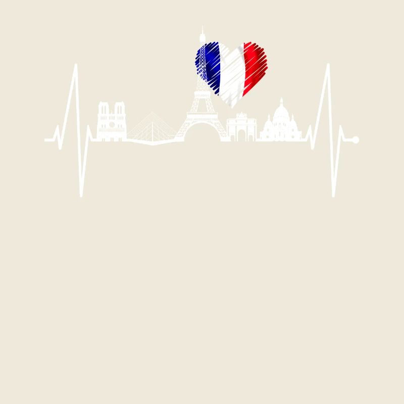 Paris Skyline Herzschlag Eiffelturm Frankreich