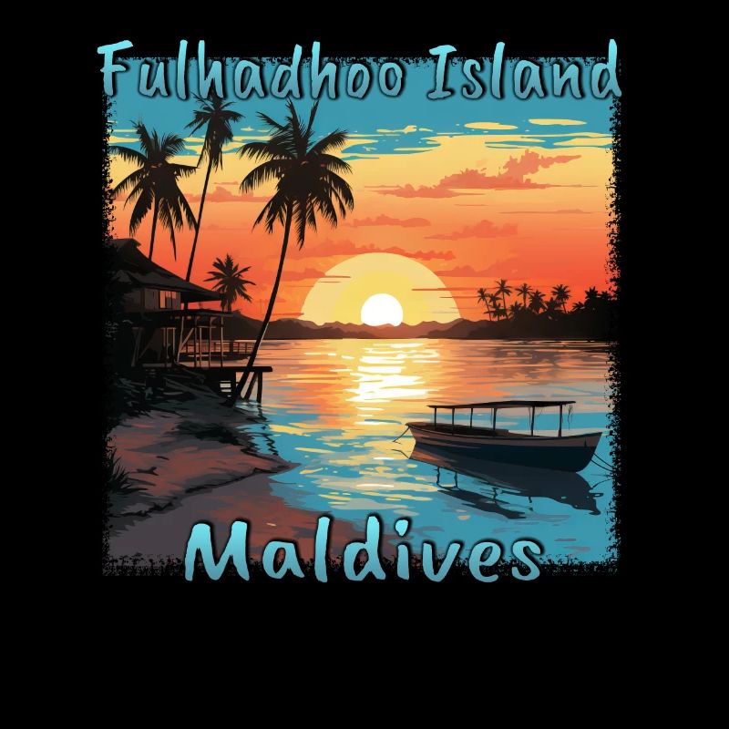 Grunge Sunset: Summer on Fulhadhoo Island, Maledi