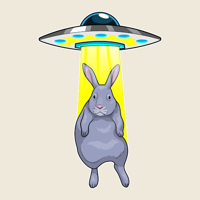 Lapin vaisseau spatial Espace