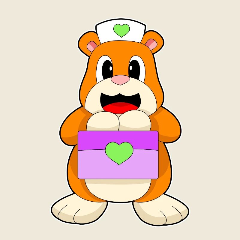 Trousse de premiers secours pour infirmière hamster