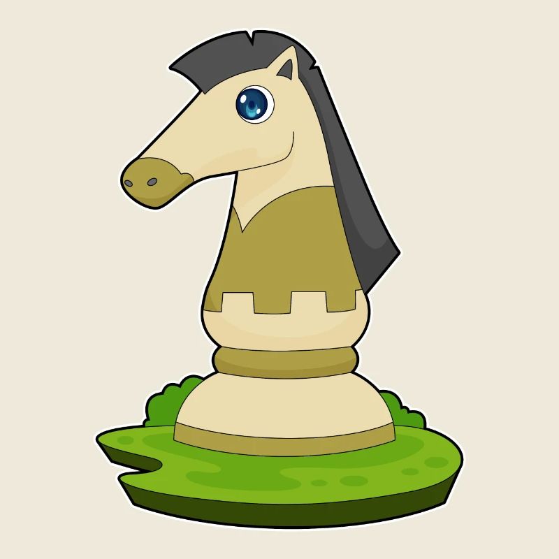 Pièce d’échecs Knight Chess