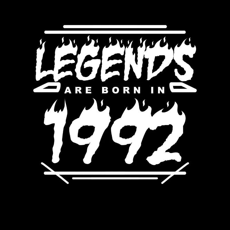 1992 - Born 1992 - Year of construction 1992