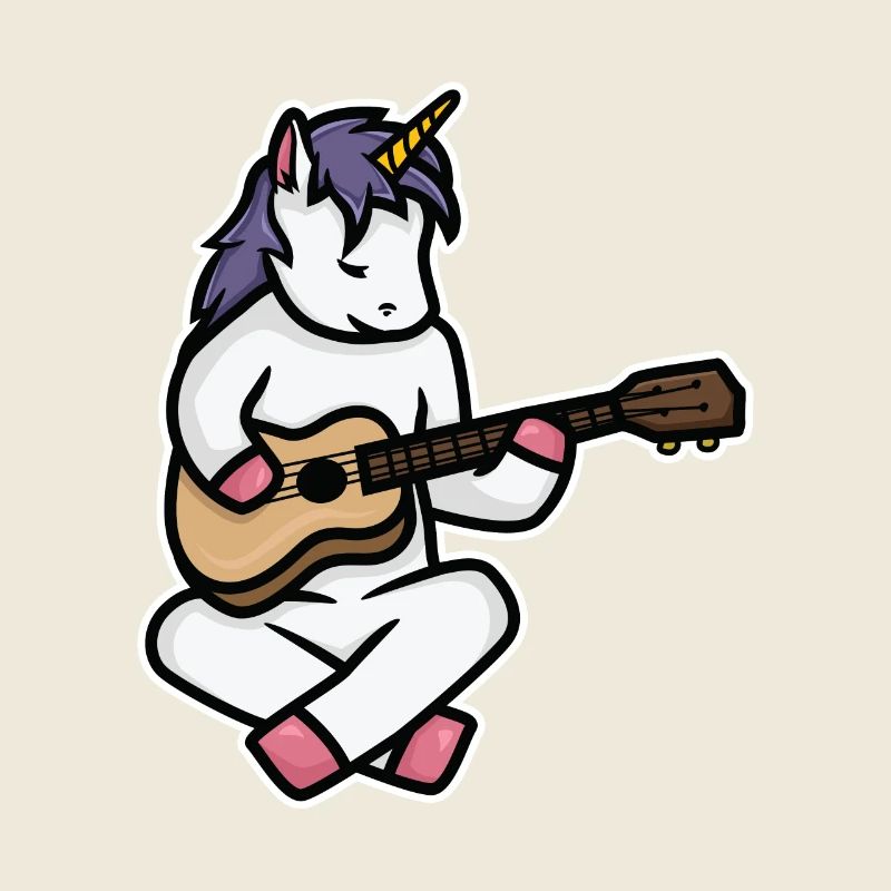 Ukulele Einhorn