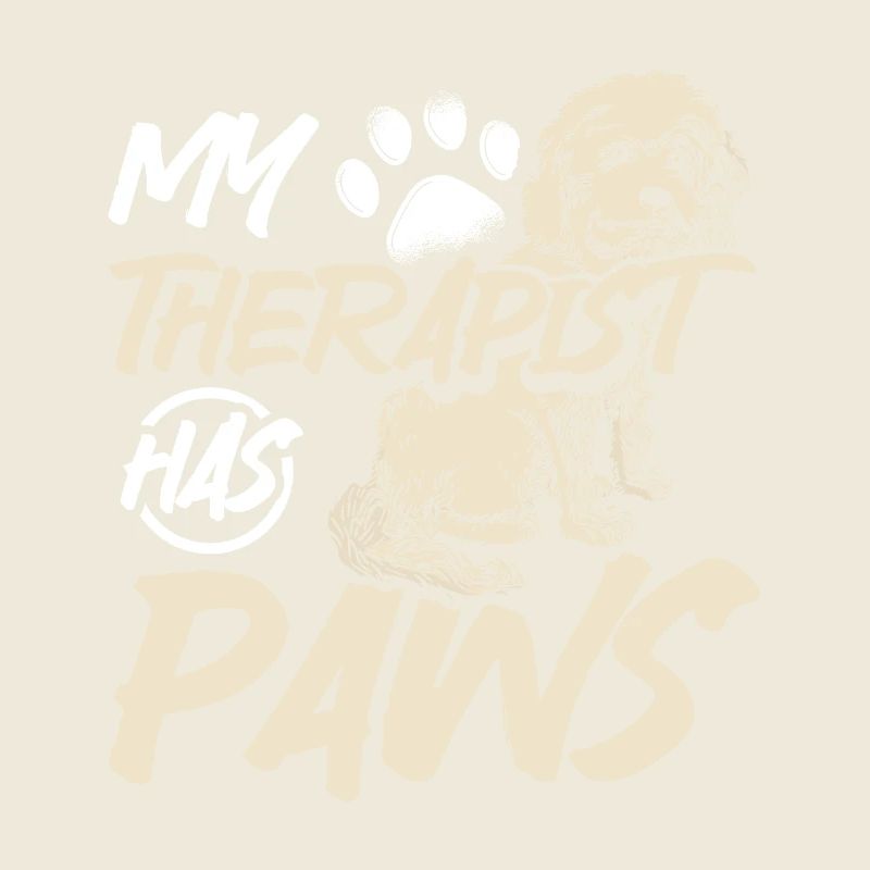 My therapist has paws cockapoo