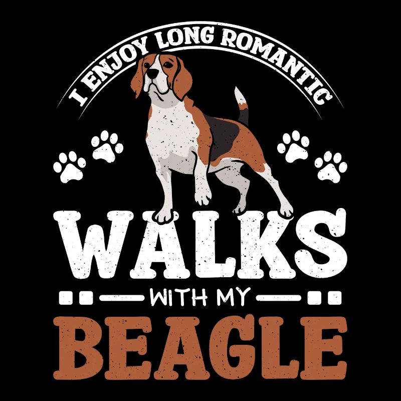 Long romantic walks with my beagle