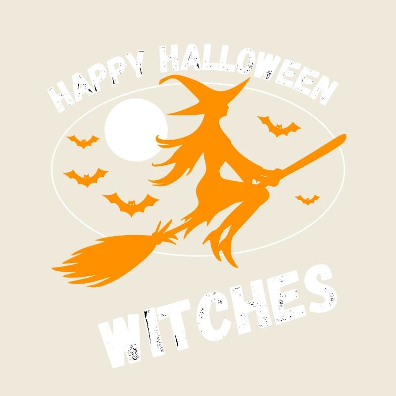 Fröhliche Halloween-Hexen