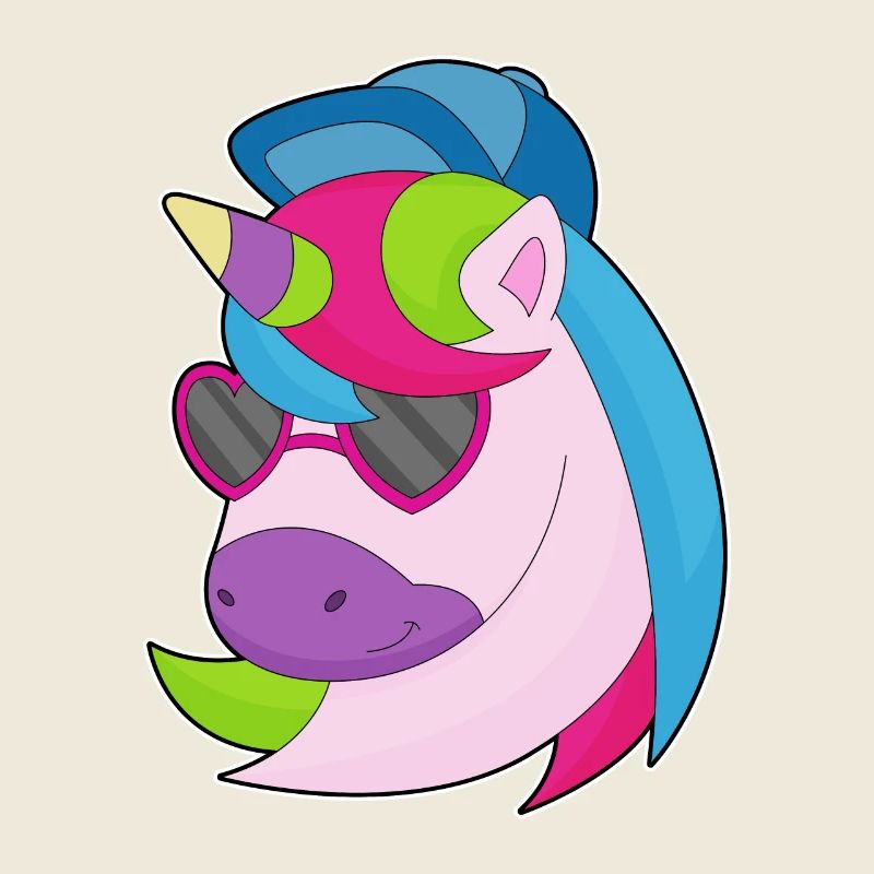 Lunettes de soleil licorne