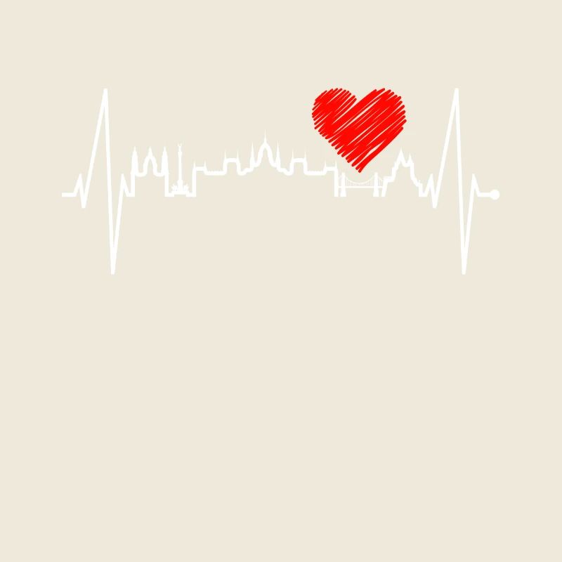 Budapest Skyline Heartbeat Hungary Heart Budapester