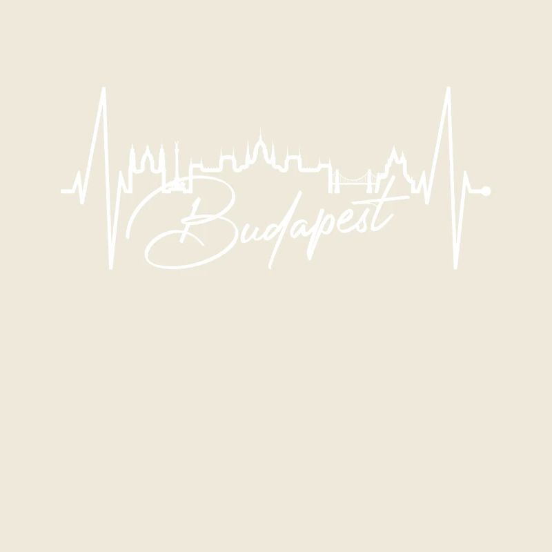 Budapest Skyline Heartbeat Hungary Heart Budapester