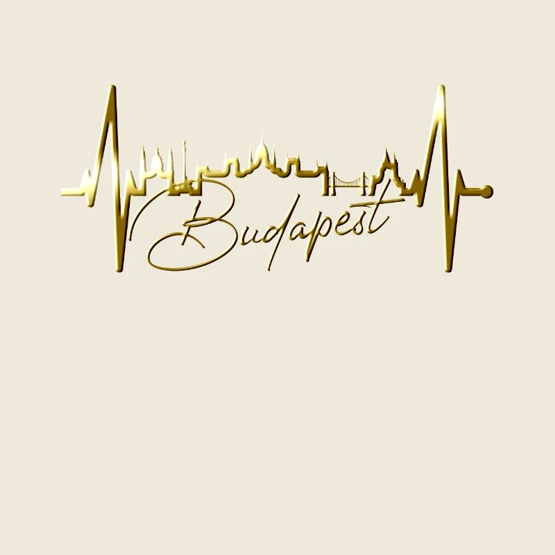 Budapest Skyline Heartbeat Hungary Heart Budapester
