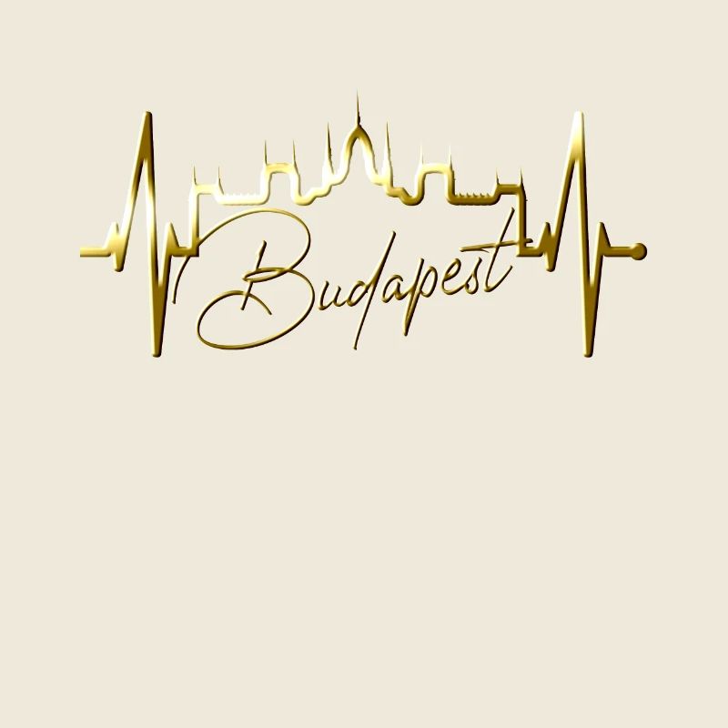 Budapest Skyline Heartbeat Hungary Heart Budapester