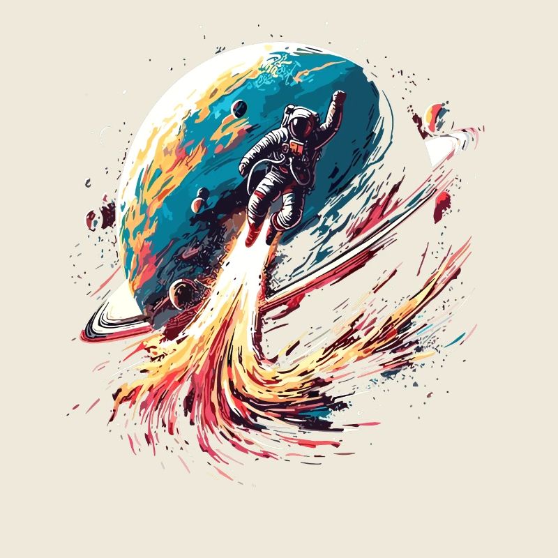 Art de la planète astronaute