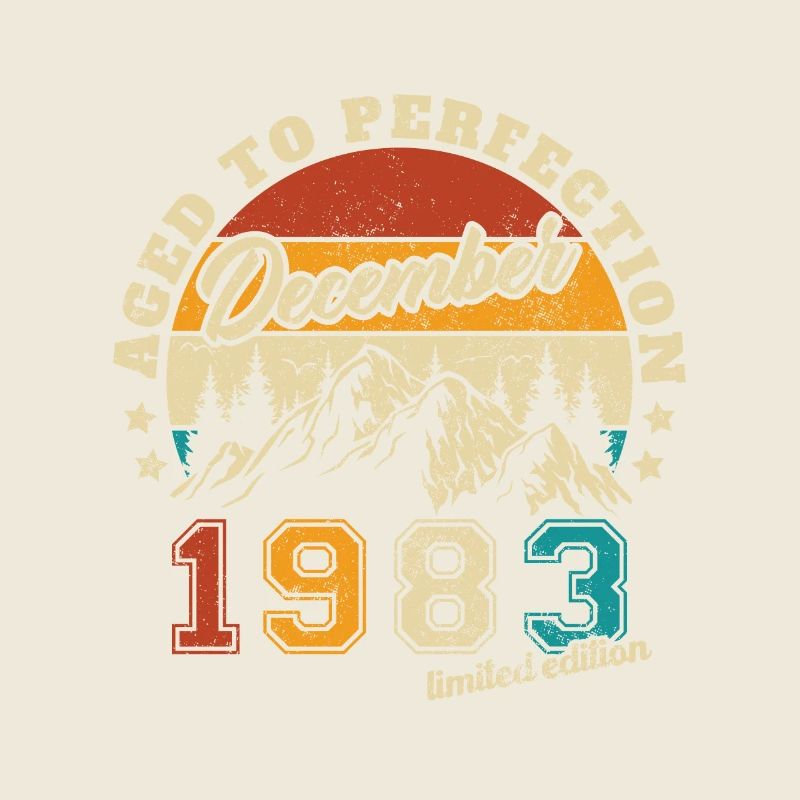 Dezember 1983 Vintage Retro Geburtstagsgeschenk
