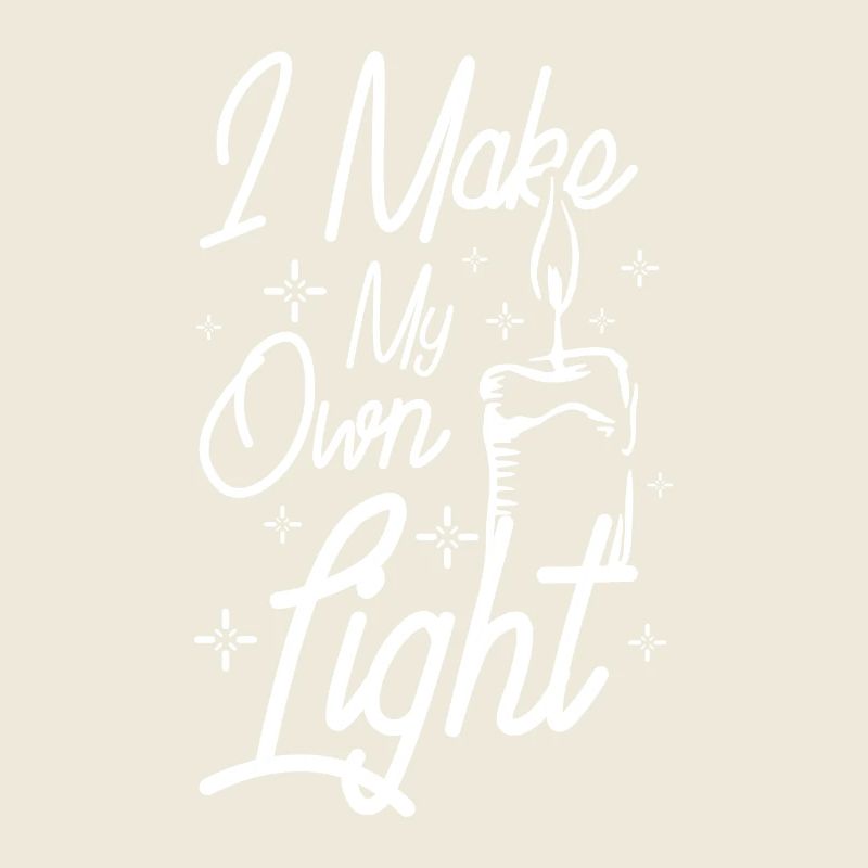 I make my own light, candle making