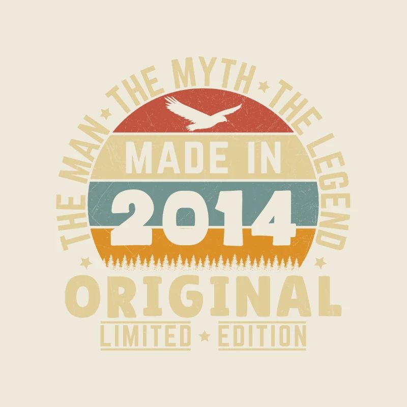 2014 Vintage Retro Geburtstagsgeschenk