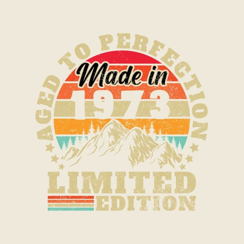 1973 Vintage Retro Geburtstagsgeschenk