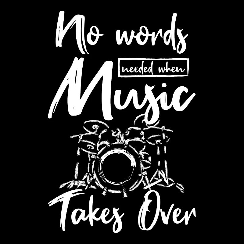 No words needed when music takes over drummer