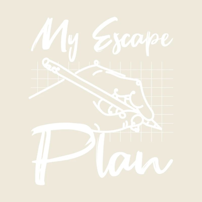 My escape plan drawing