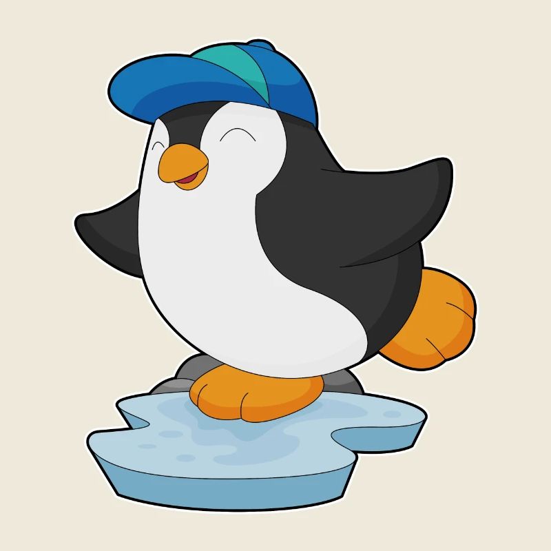 Penguin Pupil Cap School
