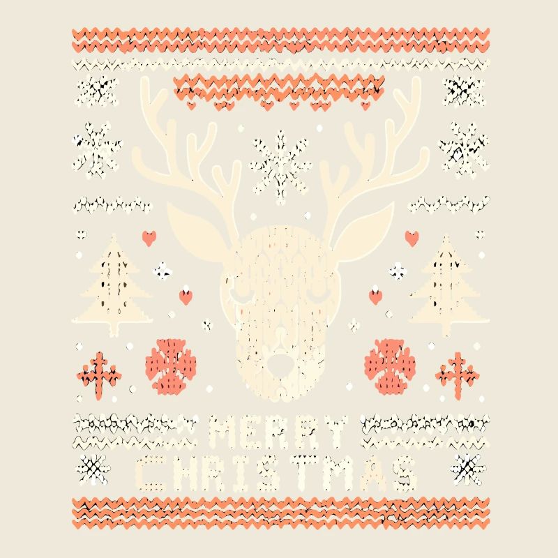 Pull de Noël moche renne