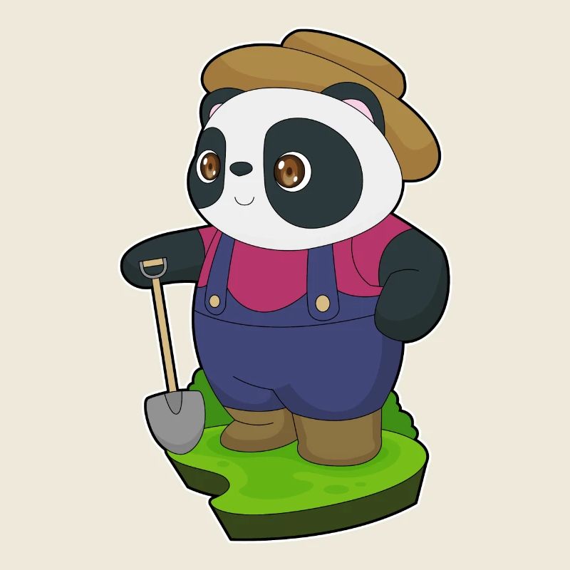 Ferme de pelles Panda Farmer