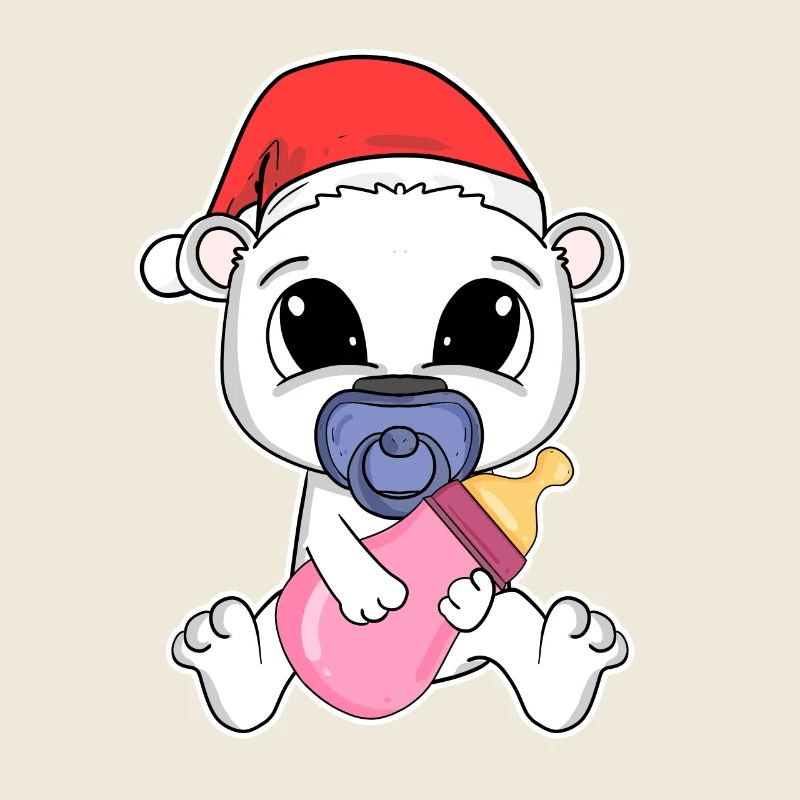 Polar Bear Baby Christmas Bear