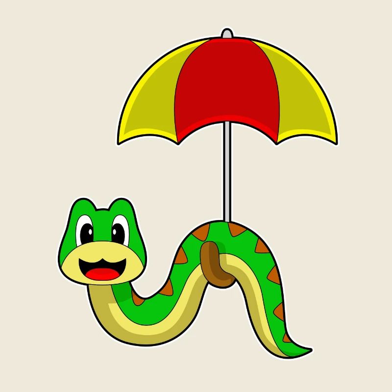 Parapluie serpent