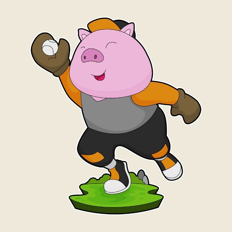 Gant de baseball Pig